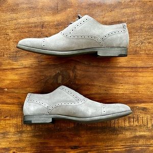 RUSH by Gordon Rush suede cap-toe oxford
